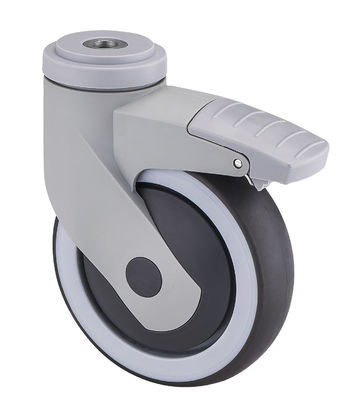 Dajin Medical Casters 125mm 5 inch Gedrukt Stem Swirvel Caster Wheels