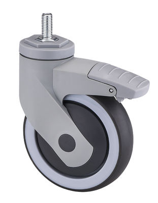 Dajin Medical Casters 125mm 5 inch Gedrukt Stem Swirvel Caster Wheels