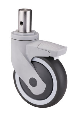 Dajin Medical Casters 125mm 5 inch Gedrukt Stem Swirvel Caster Wheels