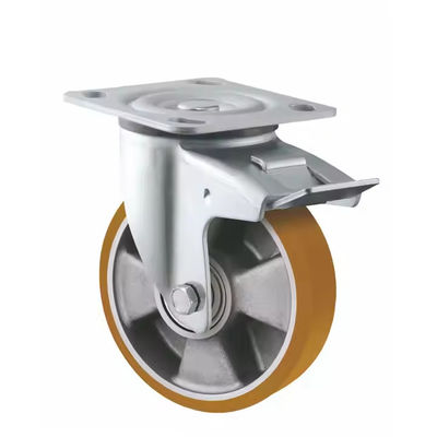 5 inch 6 inch 8 inch Heavy Duty Swivel Casters Wielen Europese stijl Aluminium Core PU Caster