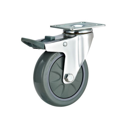 3 inch 4 inch 5 inch Industrial Casters Gewichtscapaciteit 100kg PU Swivel Caster Wheels