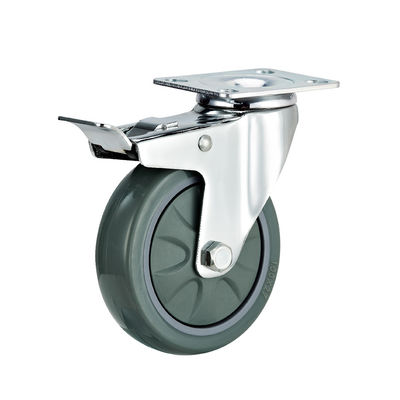 3 inch 4 inch 5 inch Industrial Casters Gewichtscapaciteit 100kg PU Swivel Caster Wheels