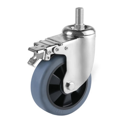 Medium / Heavy Duty Industrial Casters Wielen Thermoplastisch Rubber TPR Caster