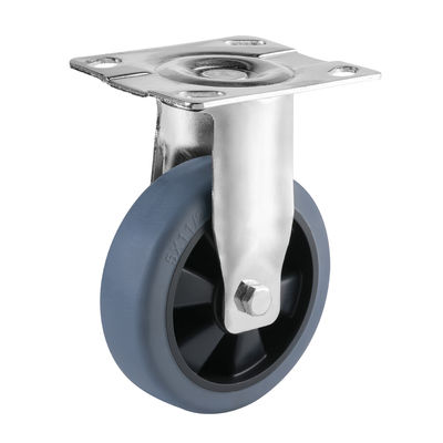 Medium / Heavy Duty Industrial Casters Wielen Thermoplastisch Rubber TPR Caster