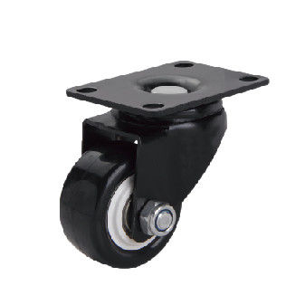 PP PU PVC universele meubelrollers Zwart Lichte rolrollers