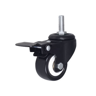 PP PU PVC universele meubelrollers Zwart Lichte rolrollers