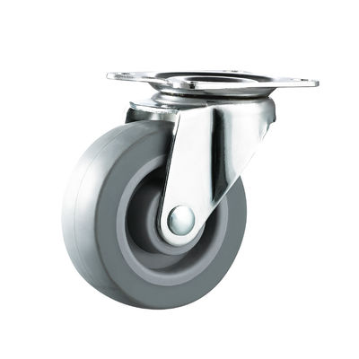 TPR meubelrollers 50 mm 75 mm thermoplastisch rubber lichtgewicht rollers