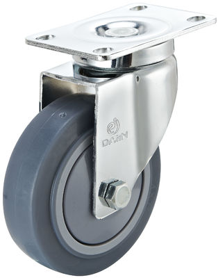 Thermoplastische rubber industriële rollers wiel medium duty rollers