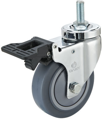 Thermoplastische rubber industriële rollers wiel medium duty rollers