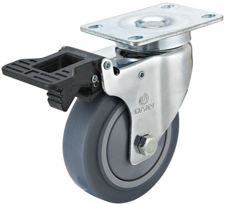 Thermoplastische rubber industriële rollers wiel medium duty rollers