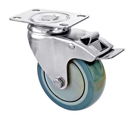 Medium Duty roestvrij staal rollers 75mm 100mm 125mm Diameter