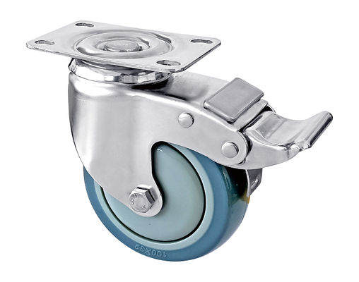Medium Duty roestvrij staal rollers 75mm 100mm 125mm Diameter