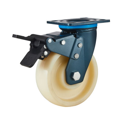 Dajin Heavy Duty Castors Wheels 100mm-200mm Nylon Wheel Casters met anti-roest coating