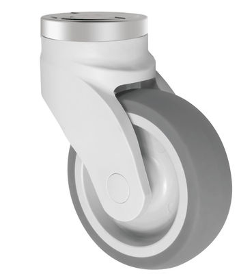 Eenvoudige kogellagerrol 100 kg laadvermogen TPR-rollers voor medische apparatuur