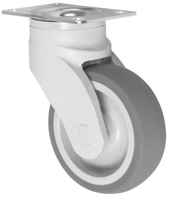 Eenvoudige kogellagerrol 100 kg laadvermogen TPR-rollers voor medische apparatuur