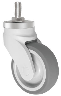 Eenvoudige kogellagerrol 100 kg laadvermogen TPR-rollers voor medische apparatuur