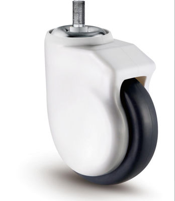 Medium Duty Elastic TPR Roller Wheels 100mm 125mm met draadbescherming