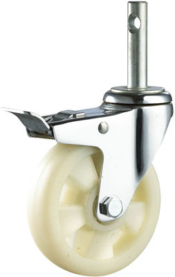 3/4/5 inch draad stam PP meubel ruiterwiel